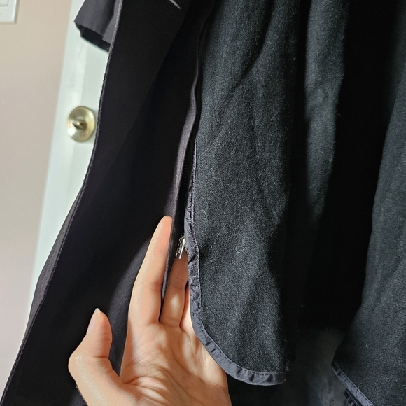 Rochester Big & Tall black preppy wool removable liner trench coat Size 3XB - Picture 5 of 8